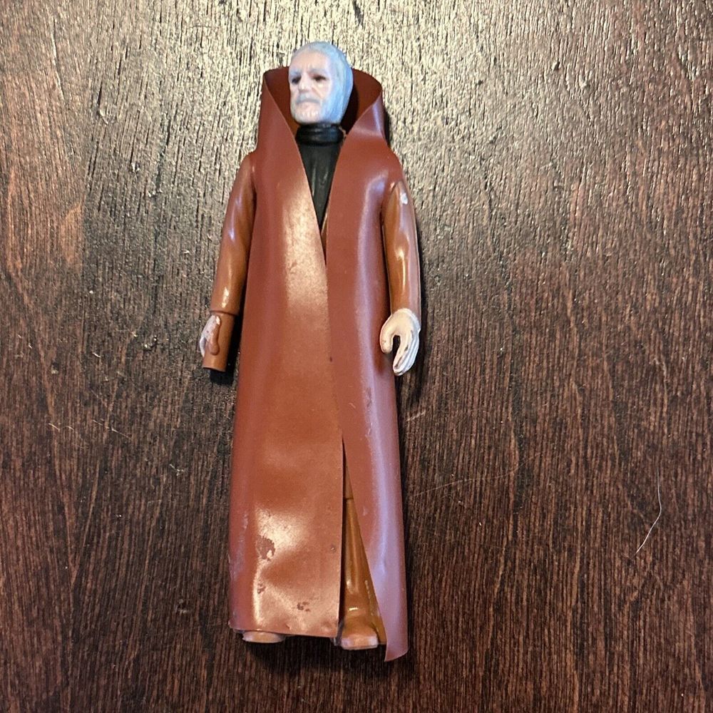 Star Wars Obi Wan Kenobi Gray Hair Cape Action Figure Kenner‎ 1977
